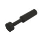 Záródugó - d=10 mm, műanyag, fekete